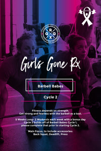 Barbell Babes- Cycle 2