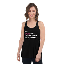 Load image into Gallery viewer, As Strong: Women&#39;s Flowy Racerback Tank
