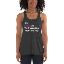 Load image into Gallery viewer, As Strong: Women&#39;s Flowy Racerback Tank
